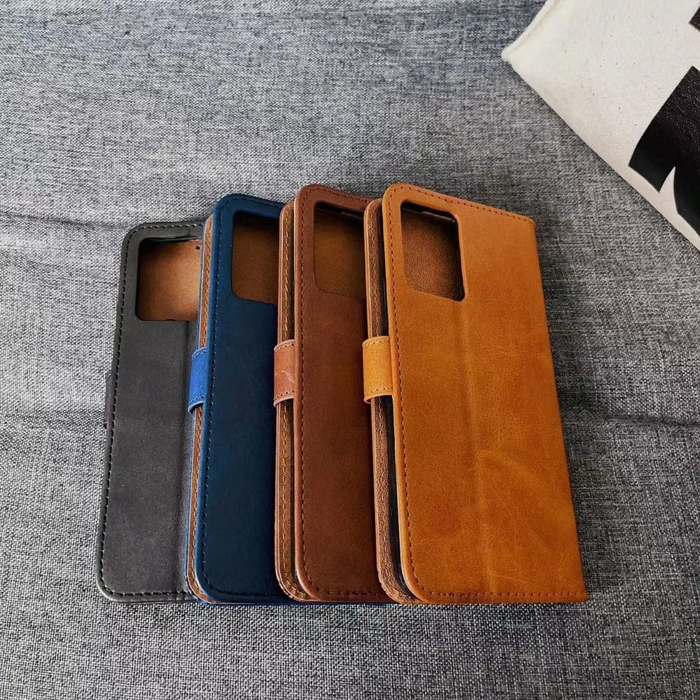 Hi Case Premium Leather Wallet Flip Cover For Vivo Y12/y15/y17/u10