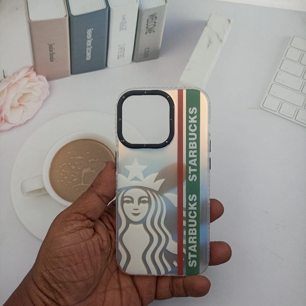 3D Starbucks Mobile Phone Case for iPhone 14 Pro Stylish Back Cover 10 Onezeros.in