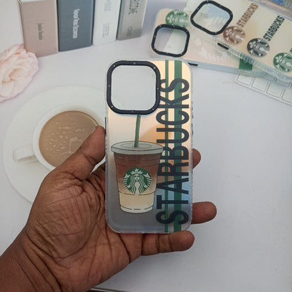 3D Starbucks Mobile Phone Case for iPhone 14 Pro Stylish Back Cover 7 Onezeros.in