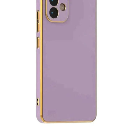 6D Golden Edge Chrome Back Cover For Redmi K20 Phone Case Purple Onezeros.in