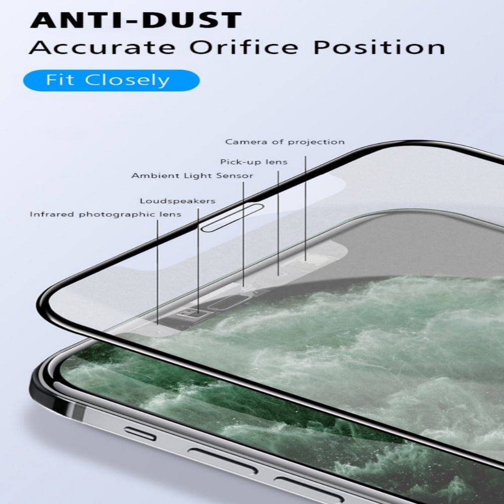 9D-AG Matte Tempered Glass for iPhone 12 Screen Protector (Pack of 2) Onezeros.in