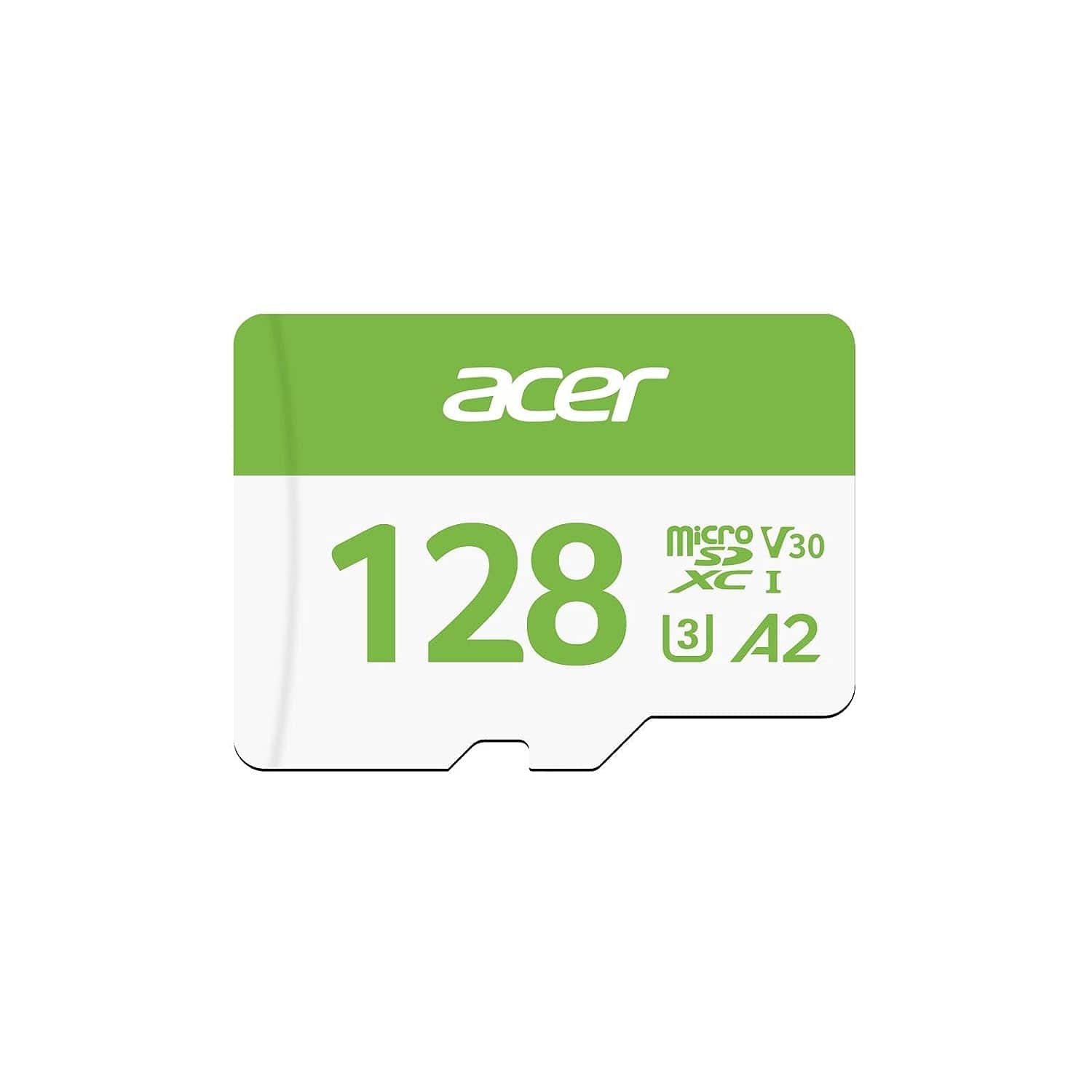 Acer MSC300 MicroSD Memory Card 128 GB Onezeros.in