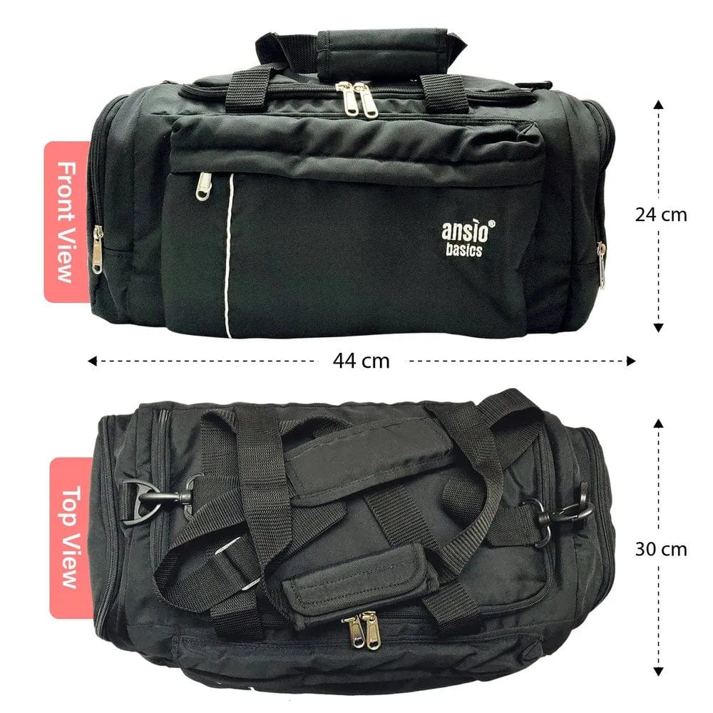 Ansio Luggage bag (Black) Black Onezeros.in