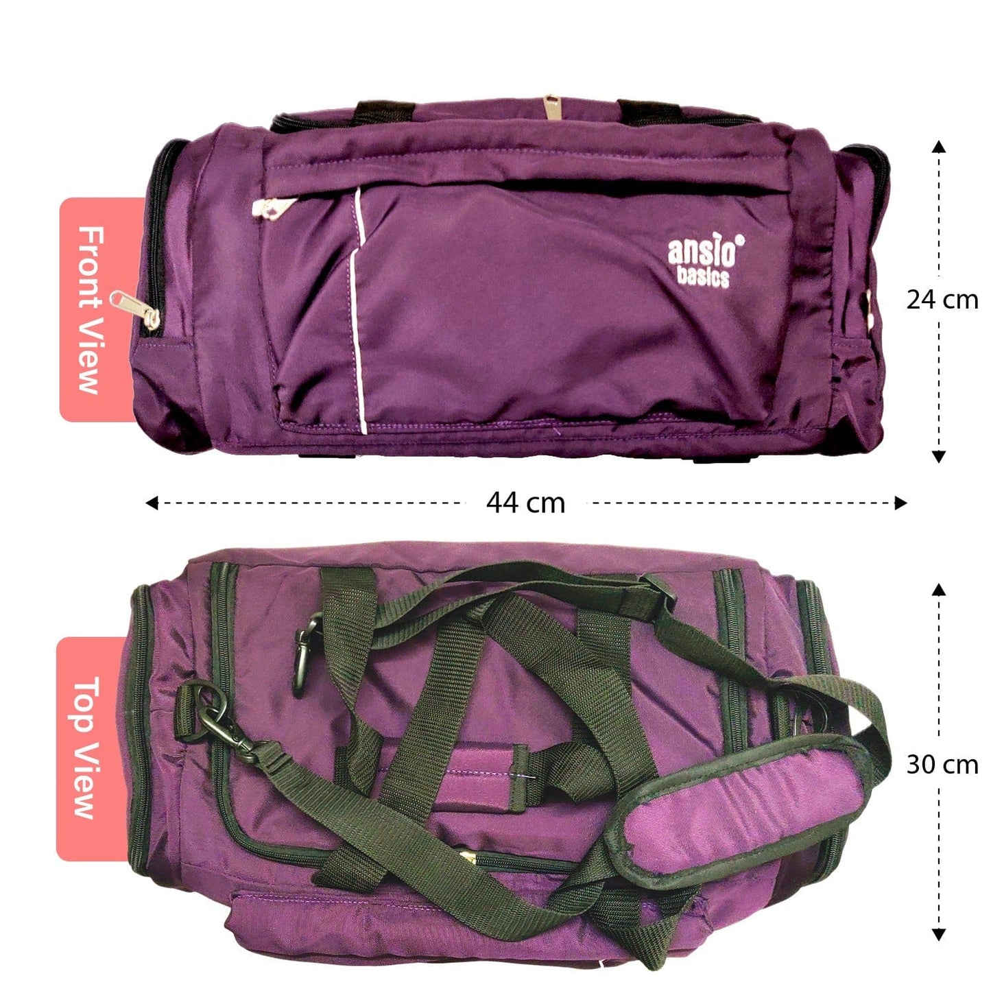 Ansio Luggage bag (Lavender) lavender Onezeros.in