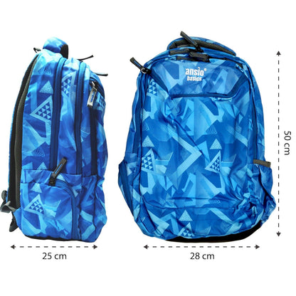 ANSIO School/College Backpack with 4 Compartments Onezeros.in