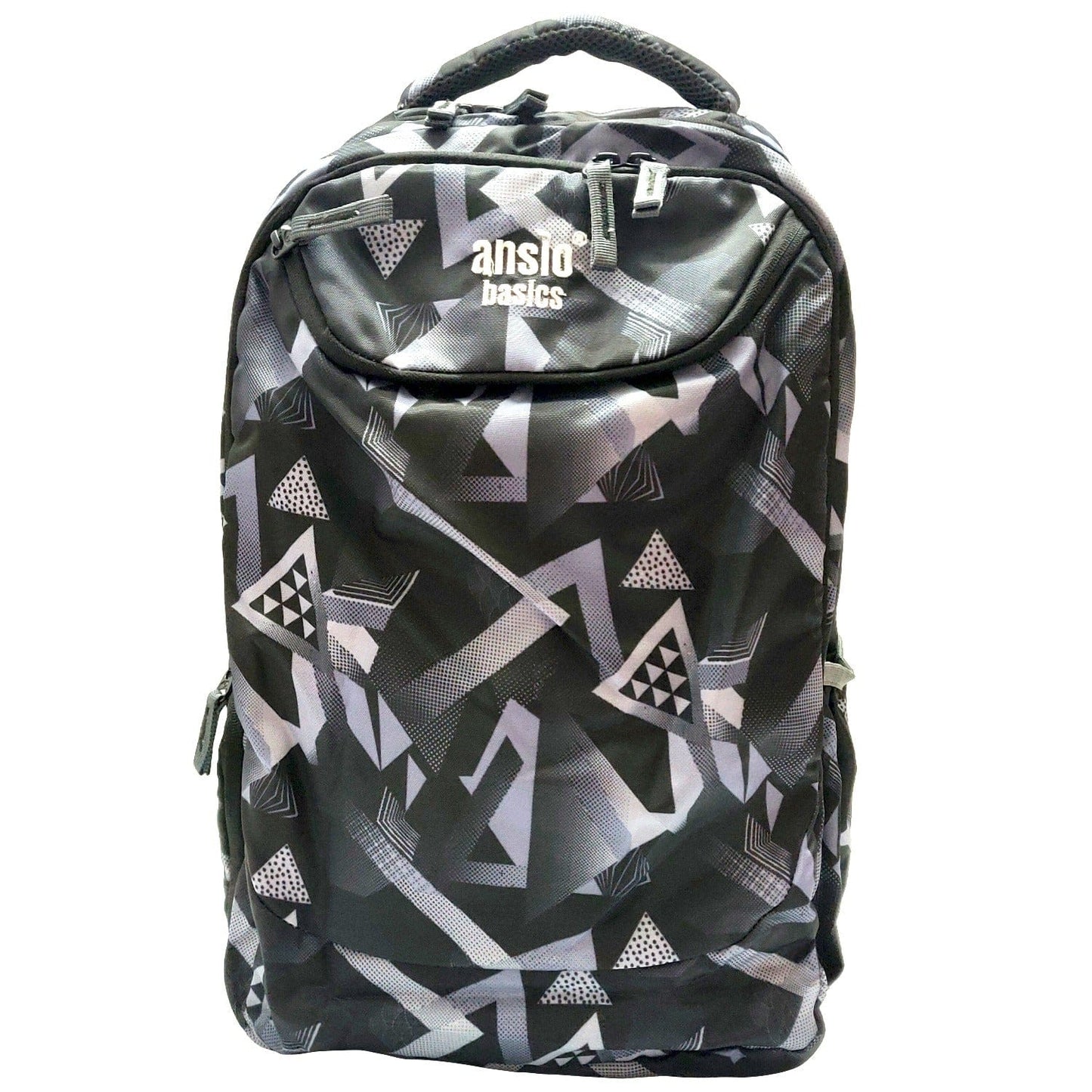 ANSIO School/College Backpack with 4 Compartments Black Onezeros.in