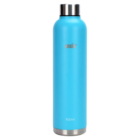 ANSIO Stainless Steel Water Bottle (900ml) Blue Onezeros.in