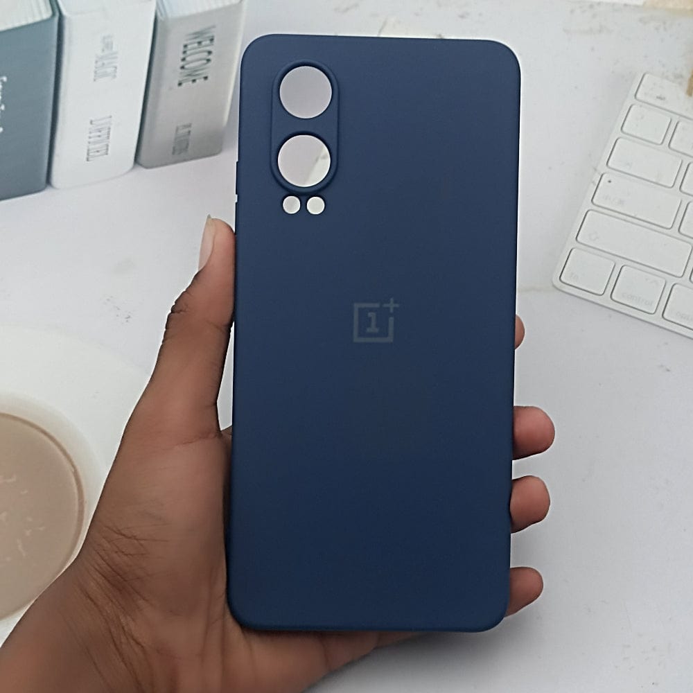 Brand Logo Phone Case For Oneplus Nord CE 4 Lite 5G Back Cover Blue Onezeros.in