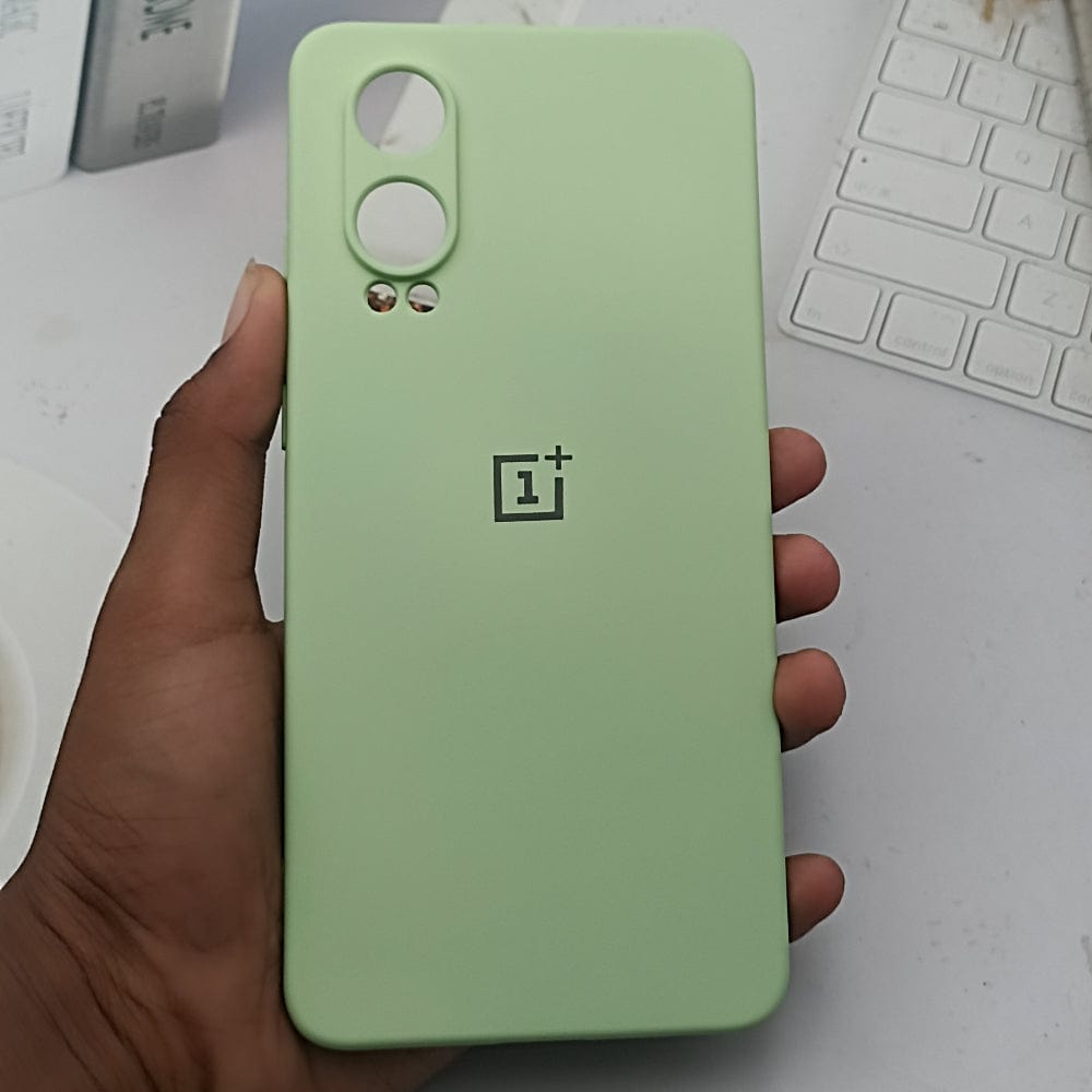 Brand Logo Phone Case For Oneplus Nord CE 4 Lite 5G Back Cover Mint Green Onezeros.in