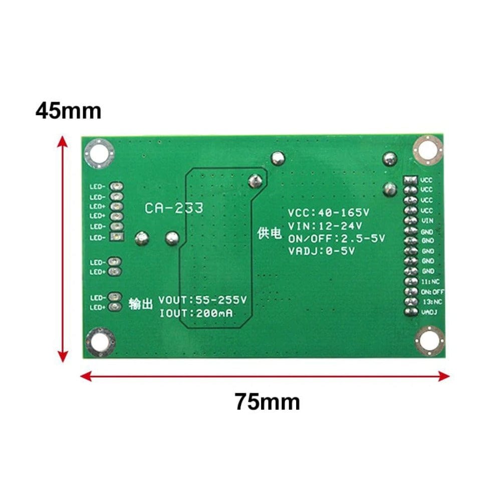 CA-233 Single Coil Universal Backlight Inverter Board 32-60 inch LED TV Onezeros.in