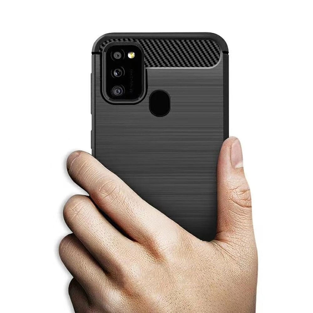 Carbon Fiber Grain Design Mobile Phone Case for Nokia 7.1 Onezeros.in