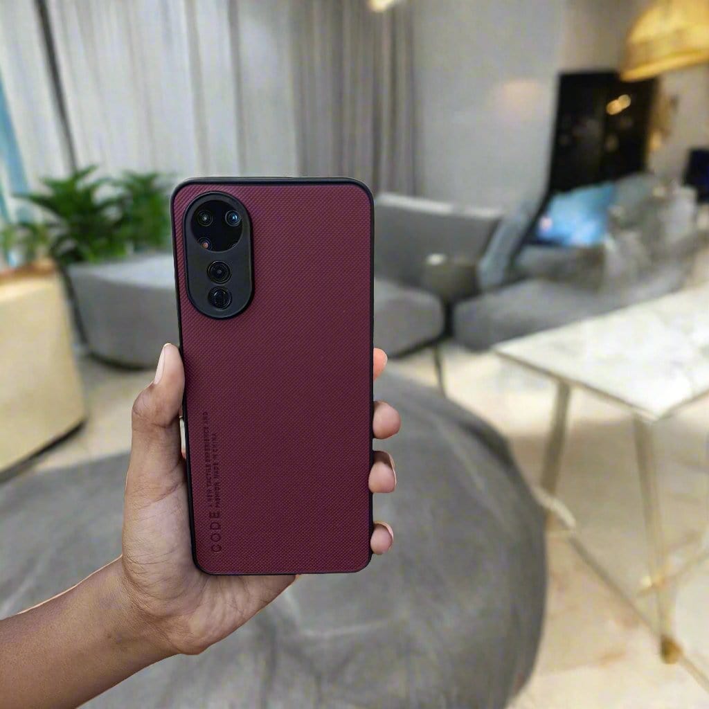 CODE Logo Phone Case for OPPO A78 4G Mobile Cover Maroon Onezeros.in