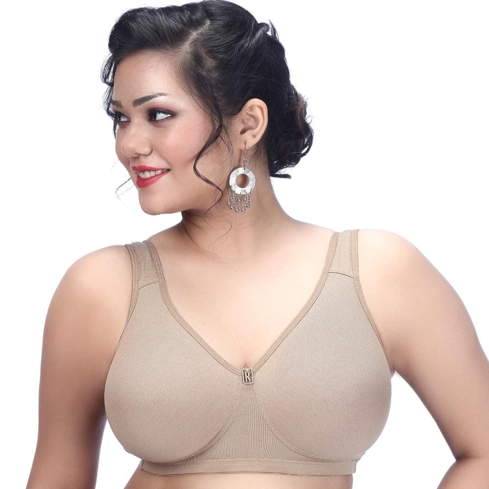 Comfort fit Non-Padded Non-Wired Molded Full Coverage Bra Onezeros.in