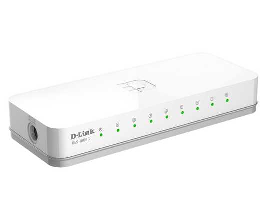 D-Link 8-Port 10/100 Mbps Unmanaged Switch (DES-1008C) Onezeros.in