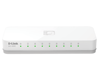 D-Link 8-Port 10/100 Mbps Unmanaged Switch (DES-1008C) Onezeros.in