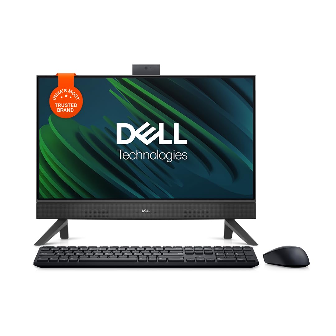 Delled 5420 All-in-One Desktop (Core i3-13 th Gen/8GB/512 SSD/23.8 FHD/Black) Onezeros.in