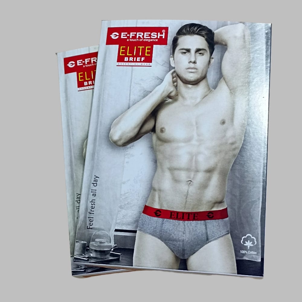 E-Fresh Elite Brief for Men Underwear (Pack of 2) S Onezeros.in