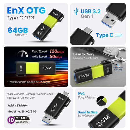 EVM EnX 64GB Type-C OTG Flash Drive 64 GB SanDisk