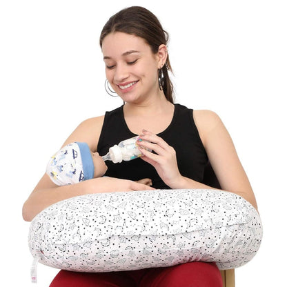 Feeding Pillow for New Generation Mammas Grey Onezeros.in