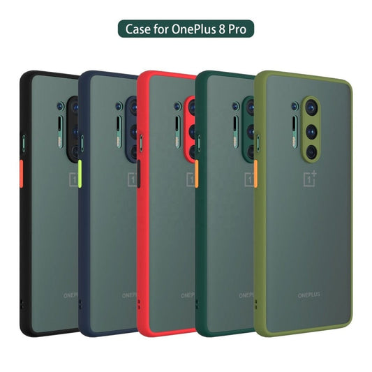 Frosted Smoke Cover for OnePlus 8 Pro Camera Protection Phone Case Onezeros.in