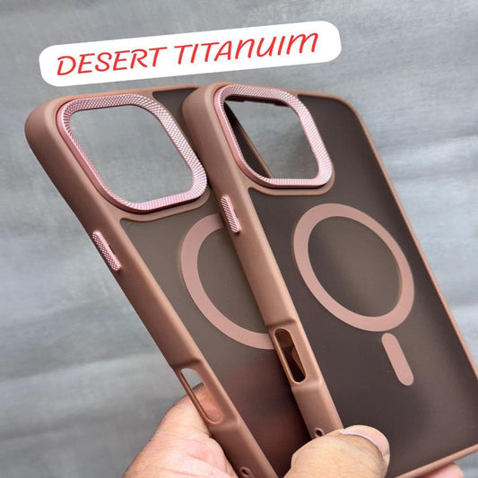 Frosty Desert Titanium Phone Case For iPhone 16 Pro Onezeros.in