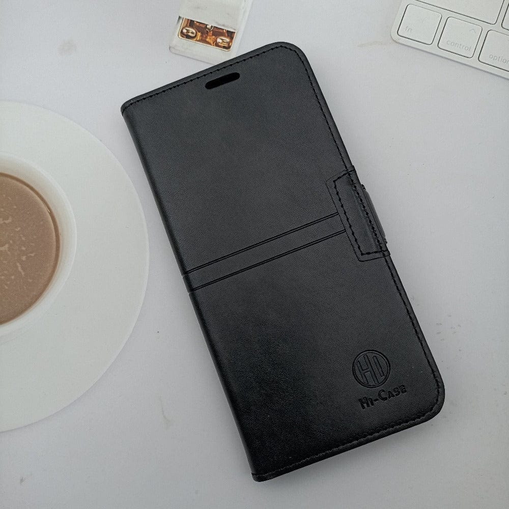 Hi Case Life Style Leather flip Cover for OPPO A17K Phone Case Black Onezeros.in