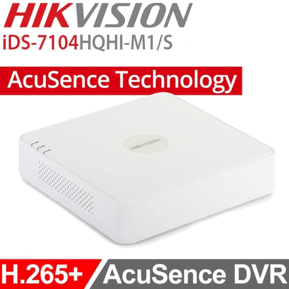 HIKVISION 4 Channel DVR for Surveillance Camera (iDS-7104HQHI-M1/S) Onezeros.in