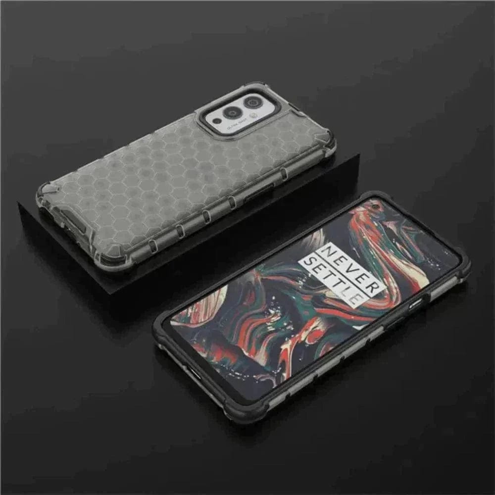 Honeycomb Design Phone Case for iQOO Neo 7 5G Grey Onezeros.in