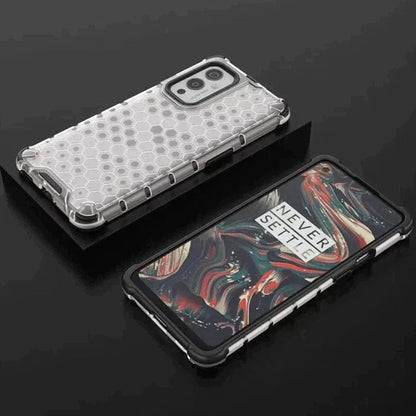 Honeycomb Design Phone Case for iQOO Neo 7 5G White Onezeros.in