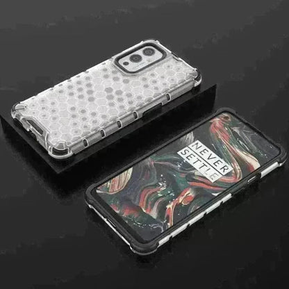 Honeycomb Design Phone Case for Realme Narzo 50A White Onezeros.in