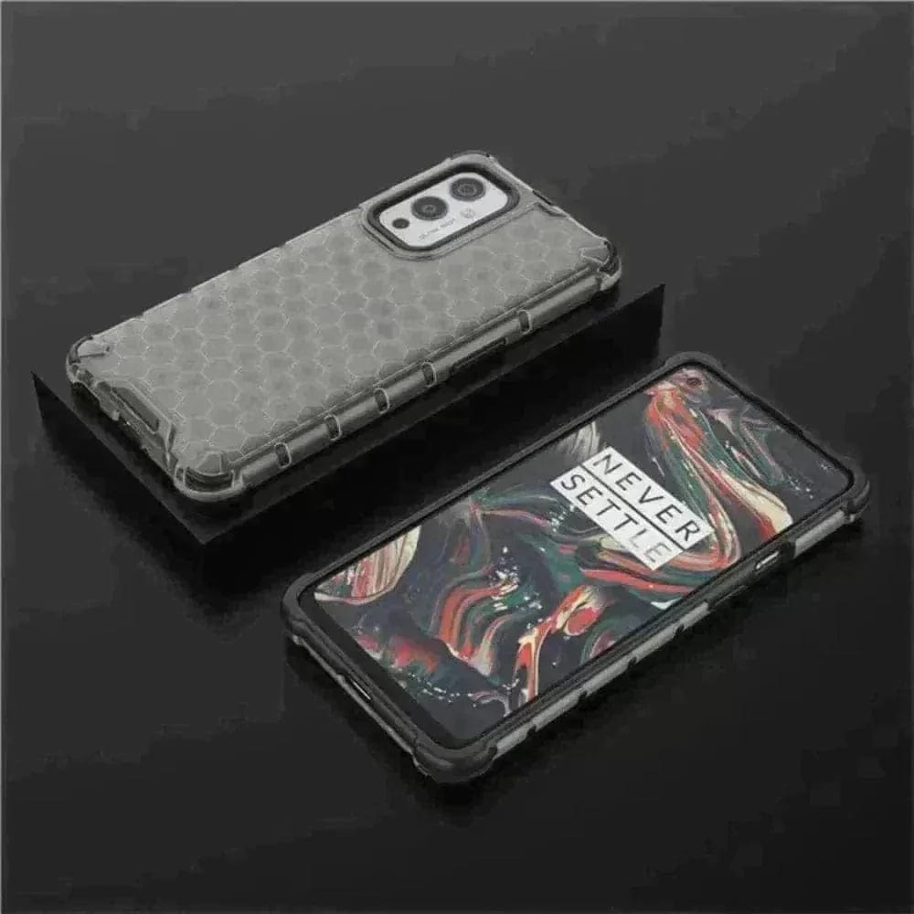 Honeycomb Design Phone Case for Reno 10 Pro Plus Back Cover Grey Onezeros.in