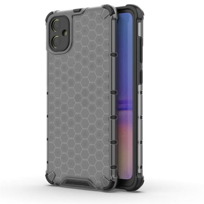 Honeycomb Design Phone Case for Samsung Galaxy A05 Mobile Cover Grey Onezeros.in