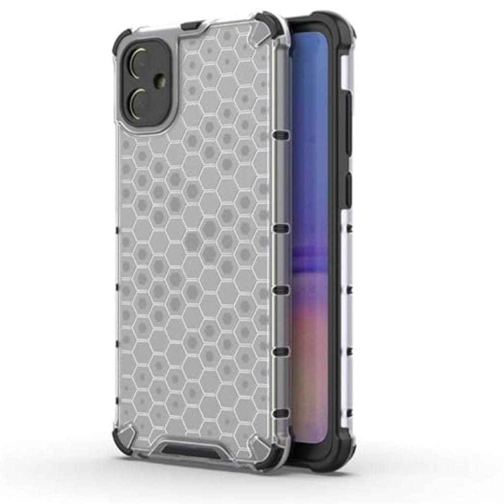 Honeycomb Design Phone Case for Samsung Galaxy A05 Mobile Cover White Onezeros.in