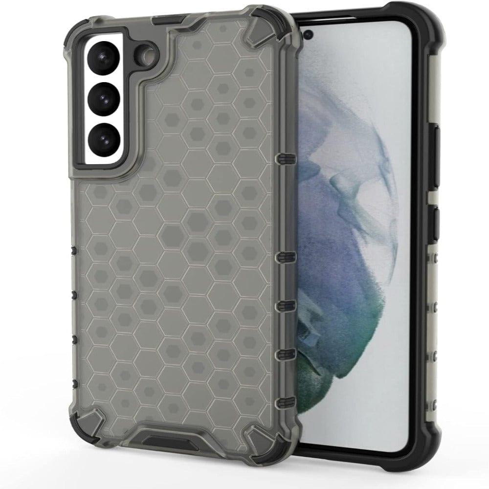 Honeycomb Design Phone Case for Samsung Galaxy S23 Grey Onezeros.in