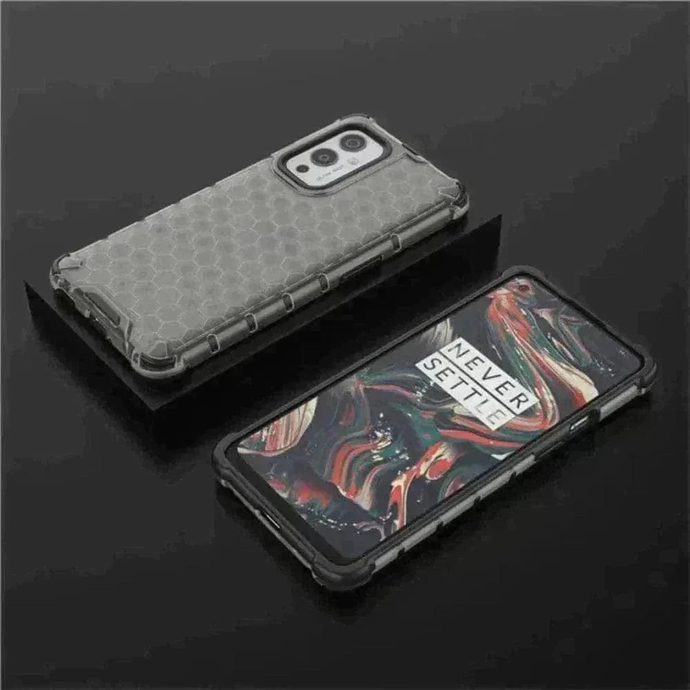 Honeycomb Design Phone Case for Vivo Y16/Y56/T2x Grey Onezeros.in