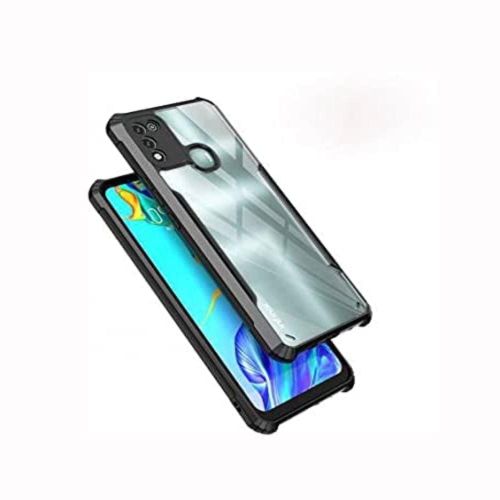 Hybrid Slim Transparent Phone Case For Infinix Hot 10 Back Cover Onezeros.in