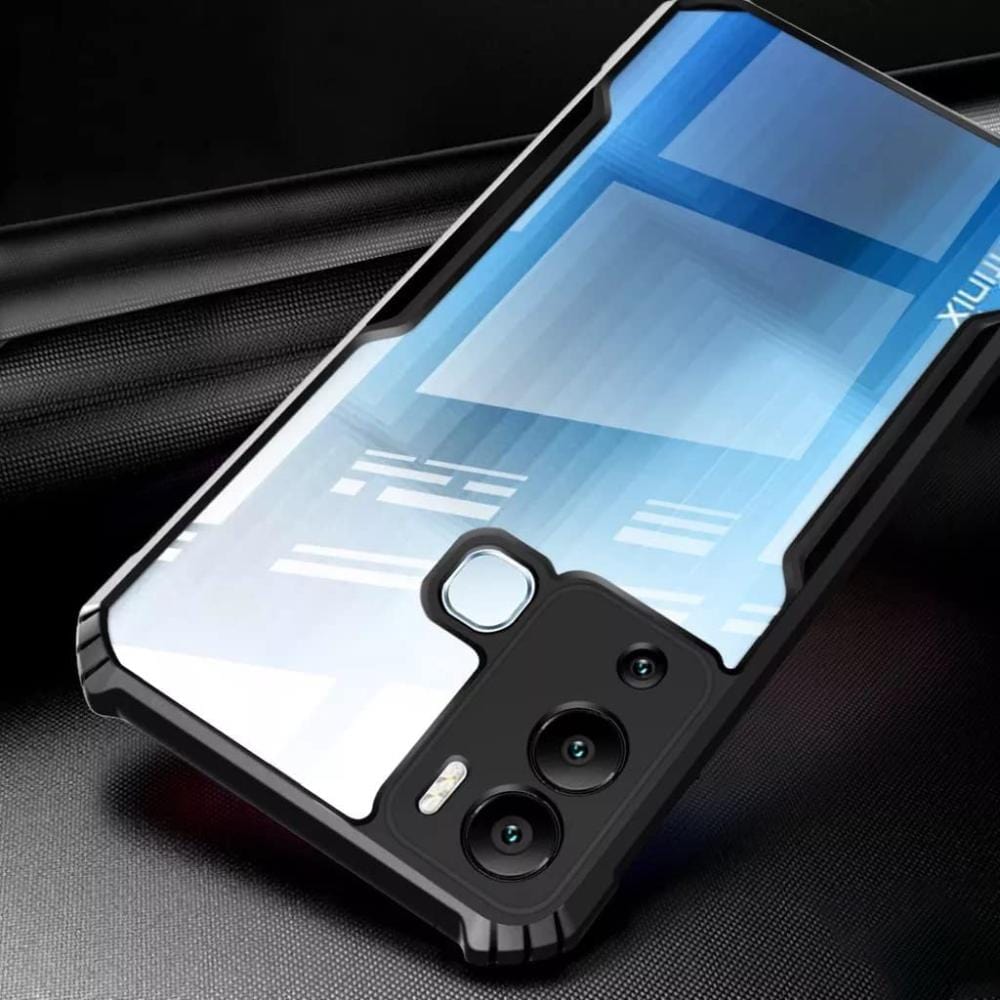 Hybrid Slim Transparent Phone Case For Infinix Hot 12i Back Cover Onezeros.in