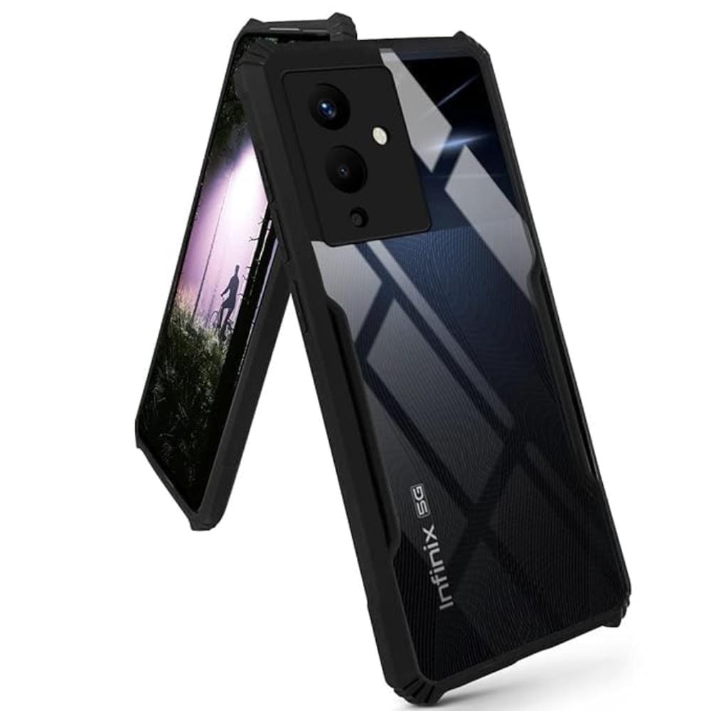 Hybrid Slim Transparent Phone Case For Infinix Note 12 Pro 5G Back Cover Onezeros.in