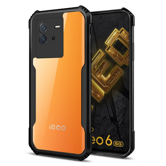 Hybrid Slim Transparent Phone Case For iQOO Neo 6 Back Cover Onezeros.in