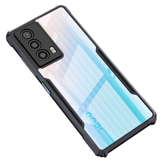 Hybrid Slim Transparent Phone Case For iQOO Z5 5G Back Cover Onezeros.in