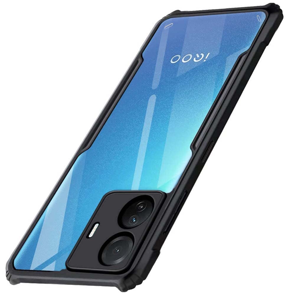 Hybrid Slim Transparent Phone Case For iQOO Z6 Lite 5G Back Cover Onezeros.in