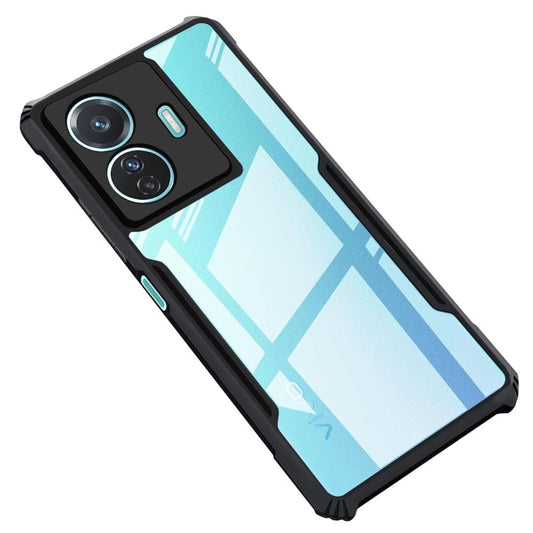 Hybrid Slim Transparent Phone Case For iQOO Z6 Pro 5G Back Cover Onezeros.in