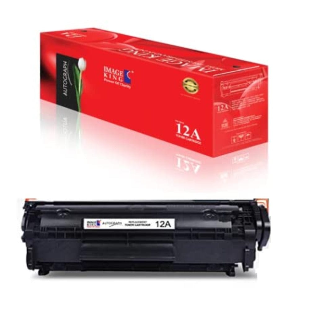 Image King Autograph Compatible for HP 12A Toner Cartridge Onezeros.in