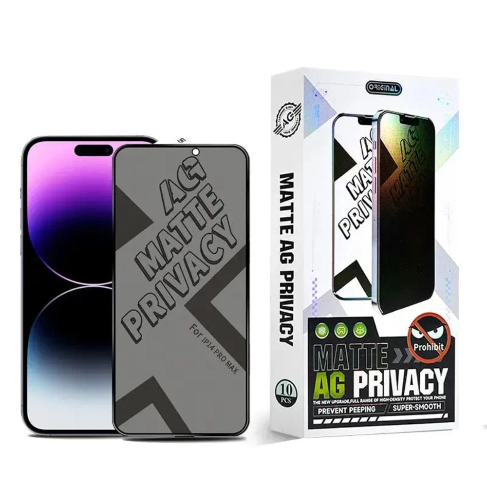 iPhone 16 Matte ESD Privacy Tempered Glass Screen Protector Onezeros.in