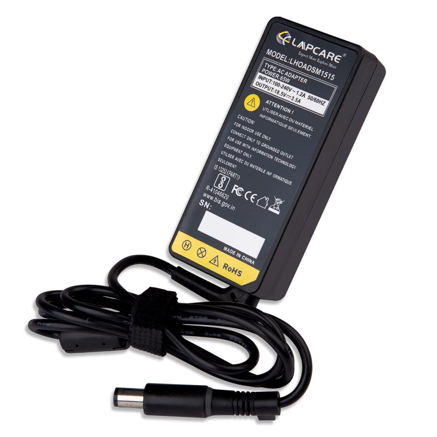 Lapcare Adapter for HP 18.5v 3.5A 65w Smart Laptop Charger Onezeros.in