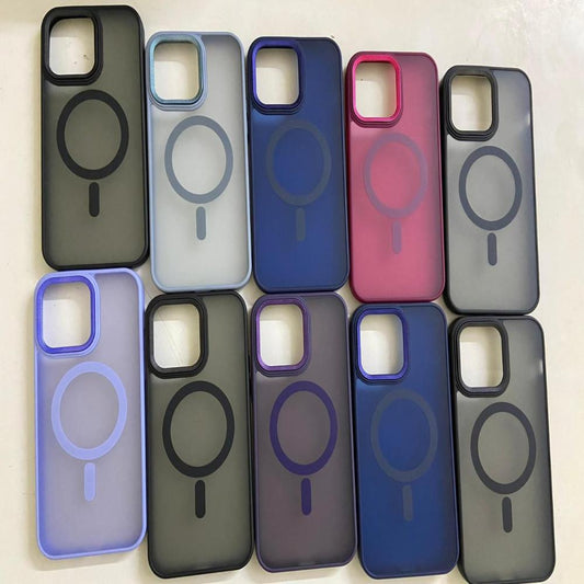 Magnetic Magsafe Matte Finish Cell Phone Case for iPhone 11 Onezeros.in