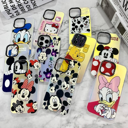 Micky Mouse Cartoon Print Phone Cover for iPhone 11 Case 5 Onezeros.in