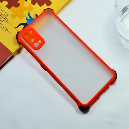 Shockproof Smoke Case For Realme 7 Pro Mobile Cover Red Onezeros.in