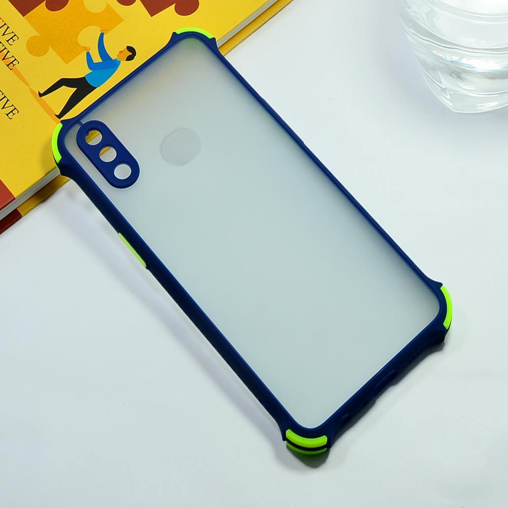 Shockproof Smoke Case For Samsung Galaxy A10s Mobile Cover Blue Onezeros.in