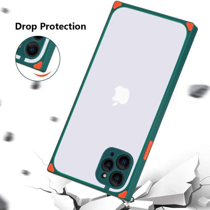 Square Smoke Case for OPPO F11 Pro Mobile Back Cover Onezeros.in